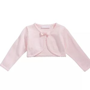 Infant toddler long sleeve fly Away Cardigan Pink